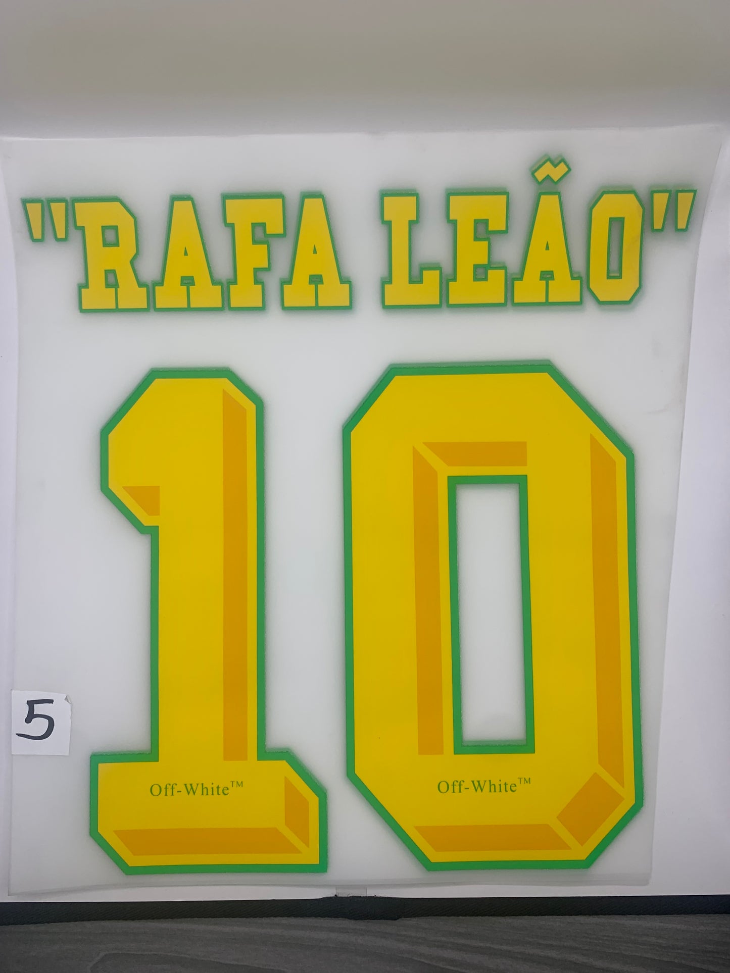 "Rafa Leao" 10 (Official AC Milan x Off-White 24/25 Fourth 2Kit)