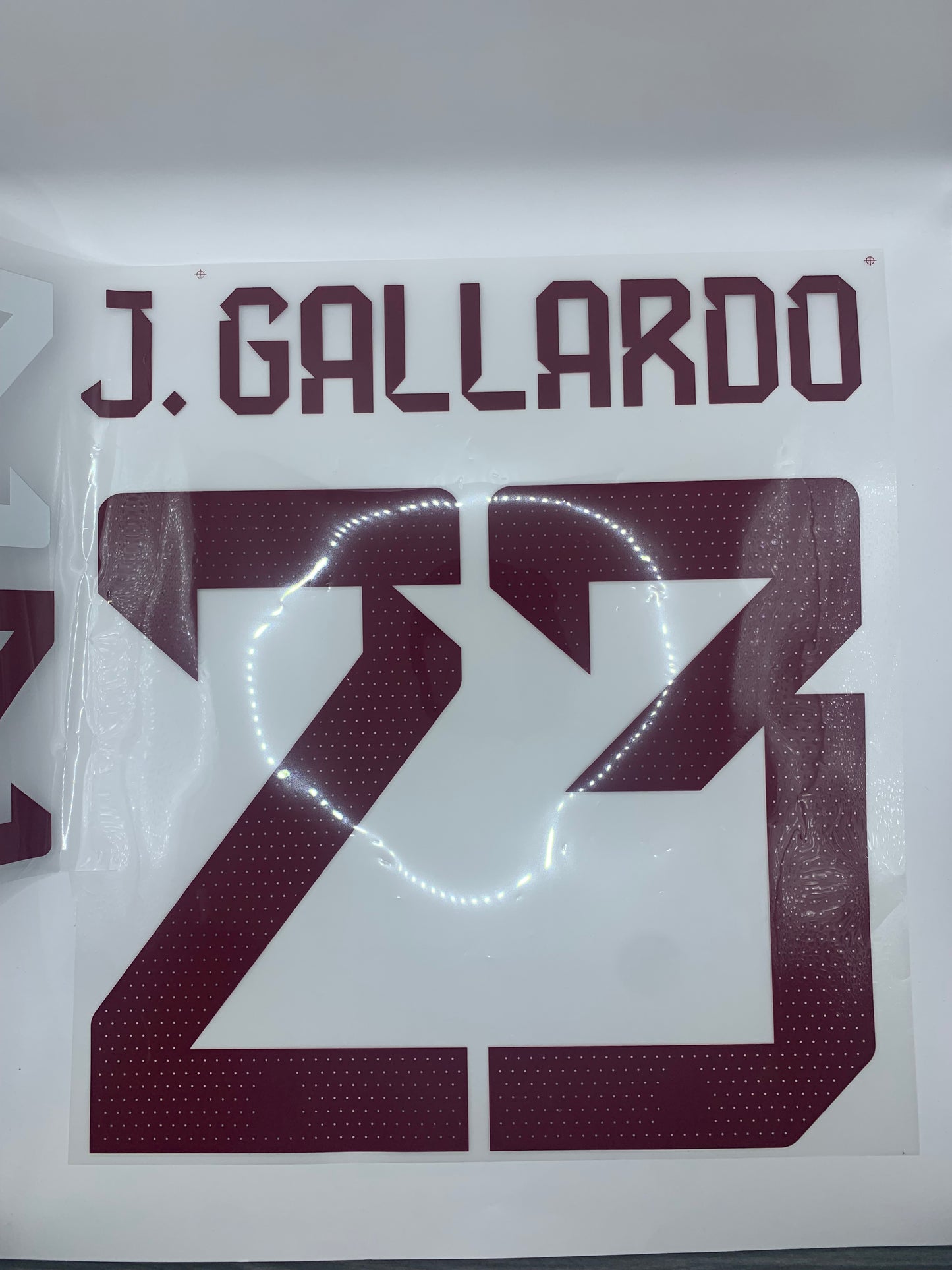 J. Gallardo 23 (Official Printing) - 22-23 Mexico Away