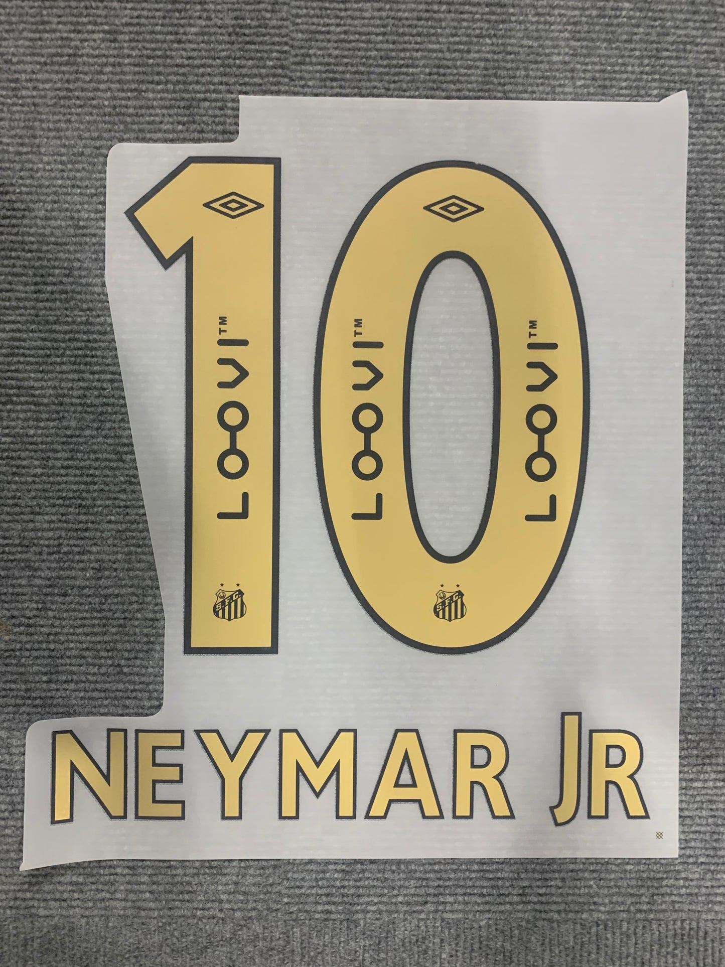 Neymar Jr 10 (Official Printing) - 24-25 Santos FC Away