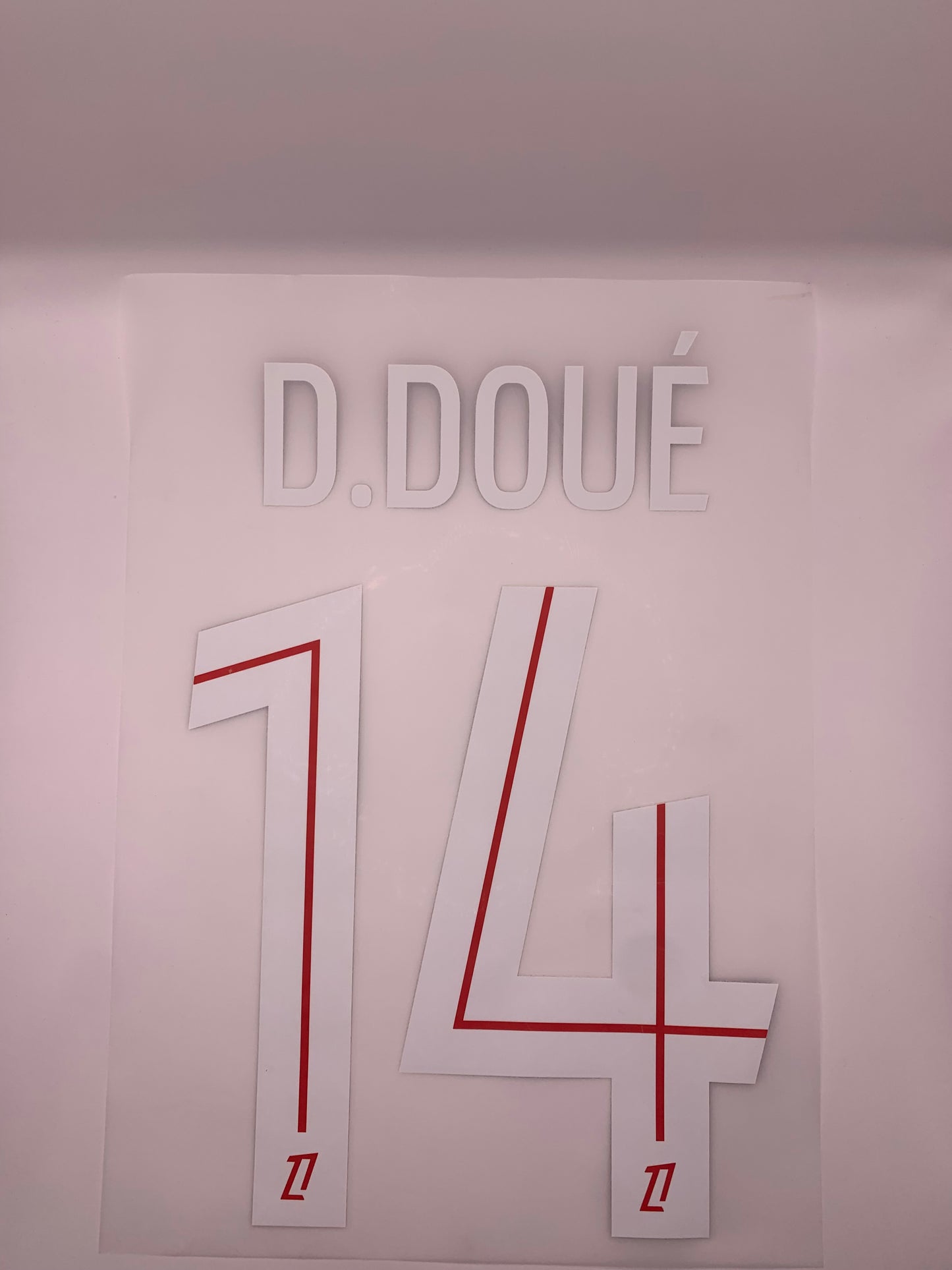 D.Doué 14 (Ligue 1 Printing) - 25-26 PSG Home