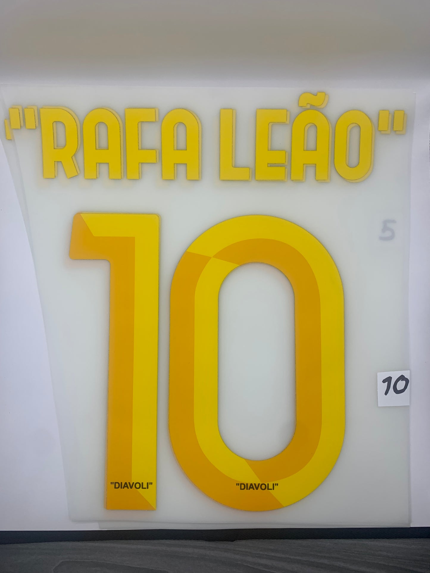 "Rafa Leao" 10 (Official AC Milan x Off-White 24/25 Fourth