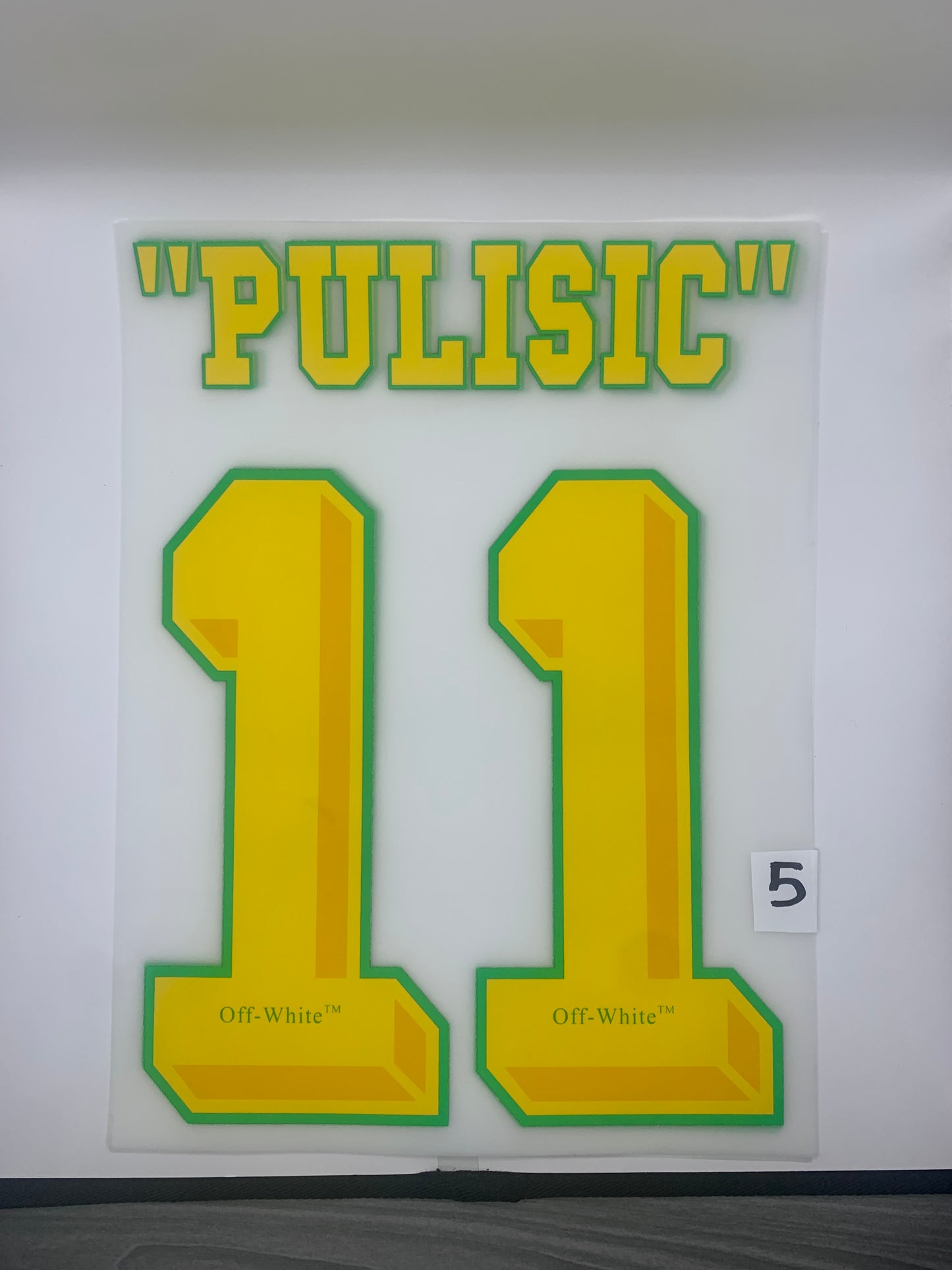 "Pulisic" 11 (Official AC Milan x Off-White 24/25 Fourth 2Kit)
