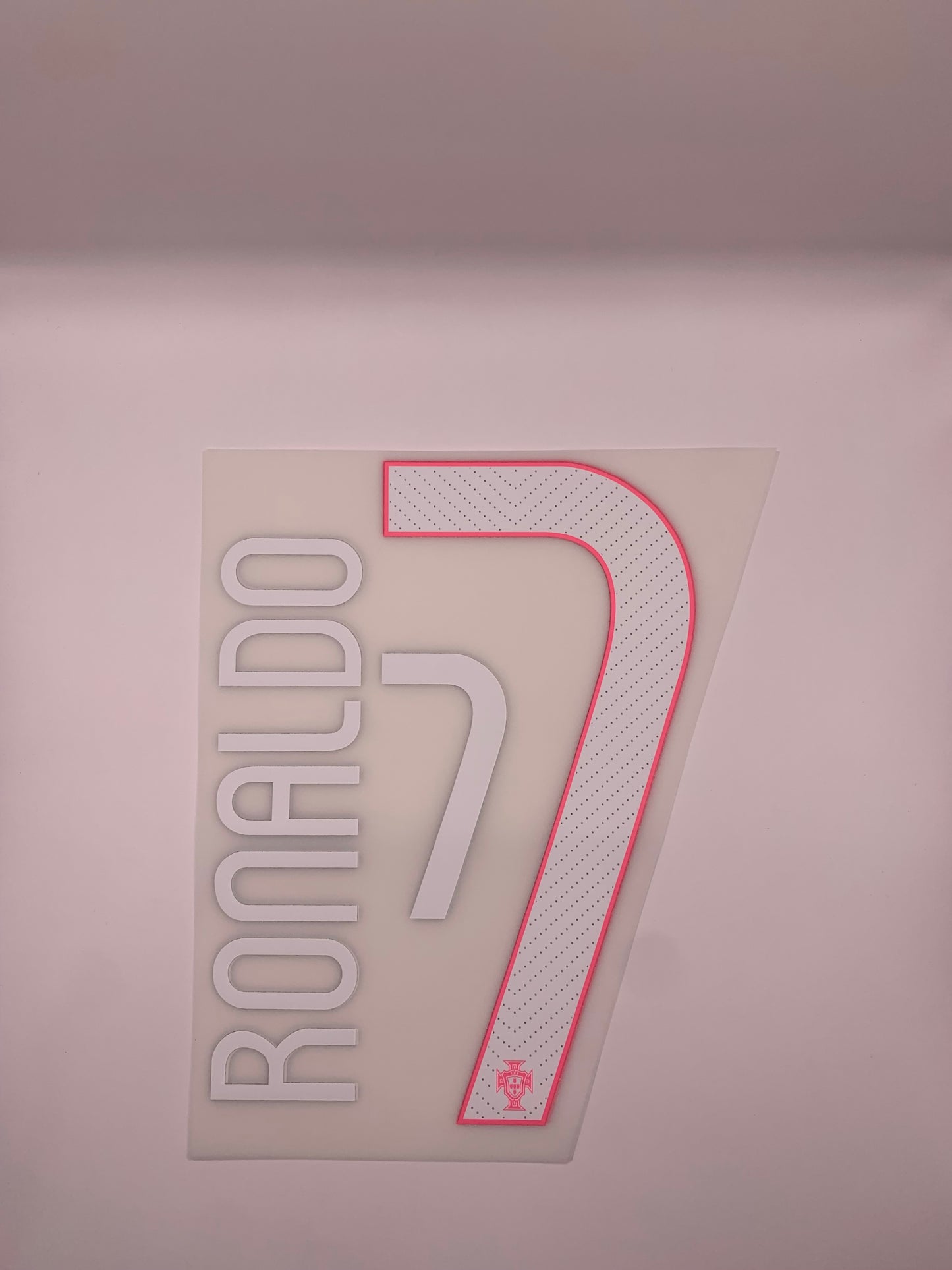 Ronaldo 7 (Official Printing) - 14 Portugal Home