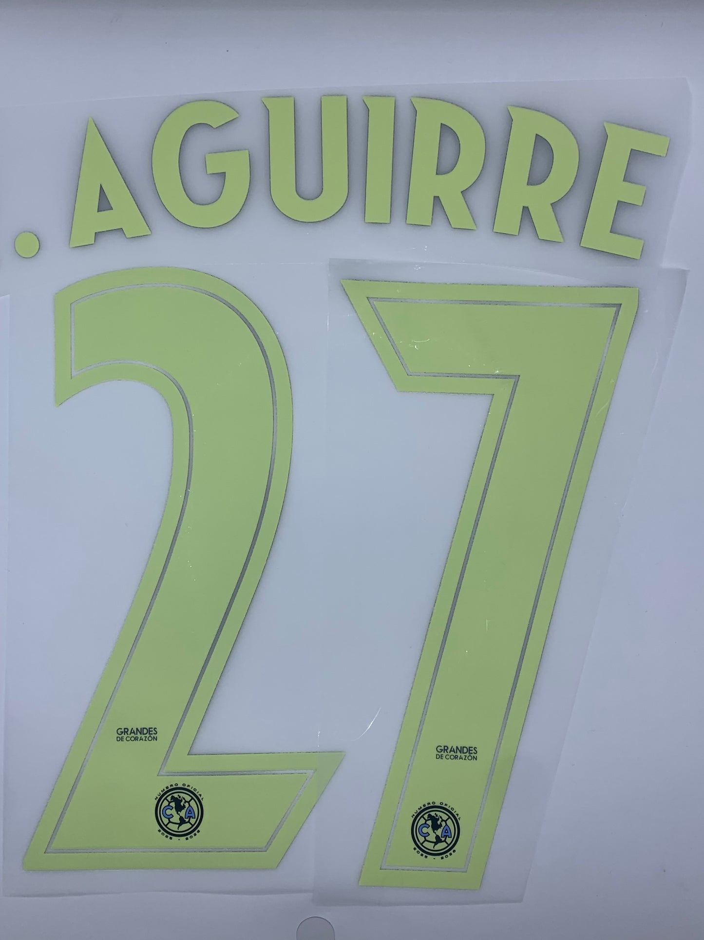 R. Aguirre 27 (Liga MX) - 25-26 Club America Away