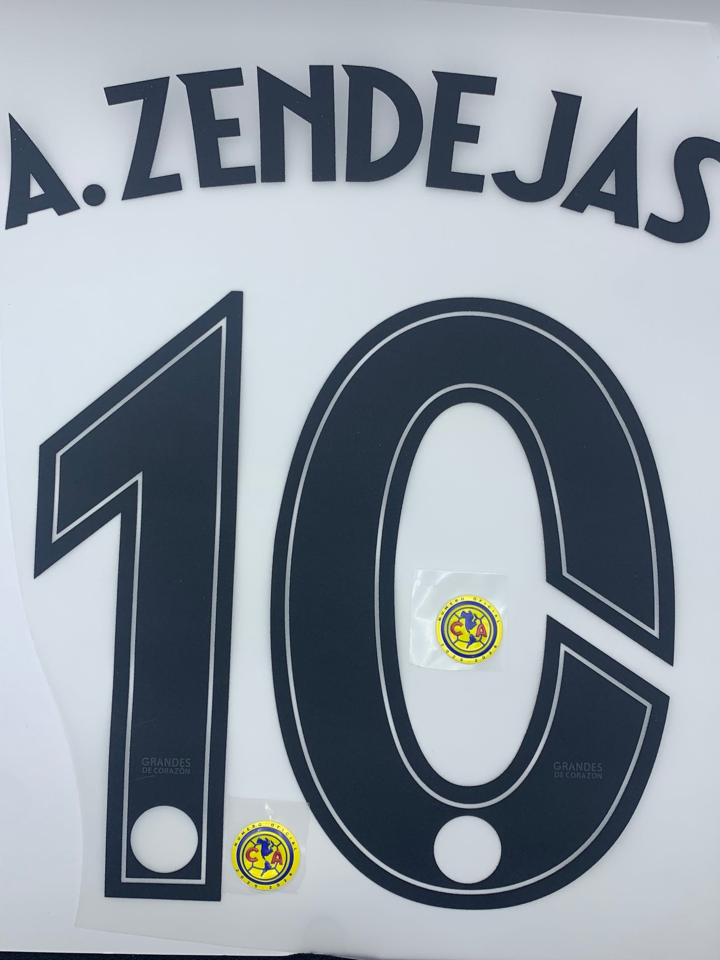 A. Zendejas 10 (Liga MX - Escudo 3D) - 25-26 Club America Home