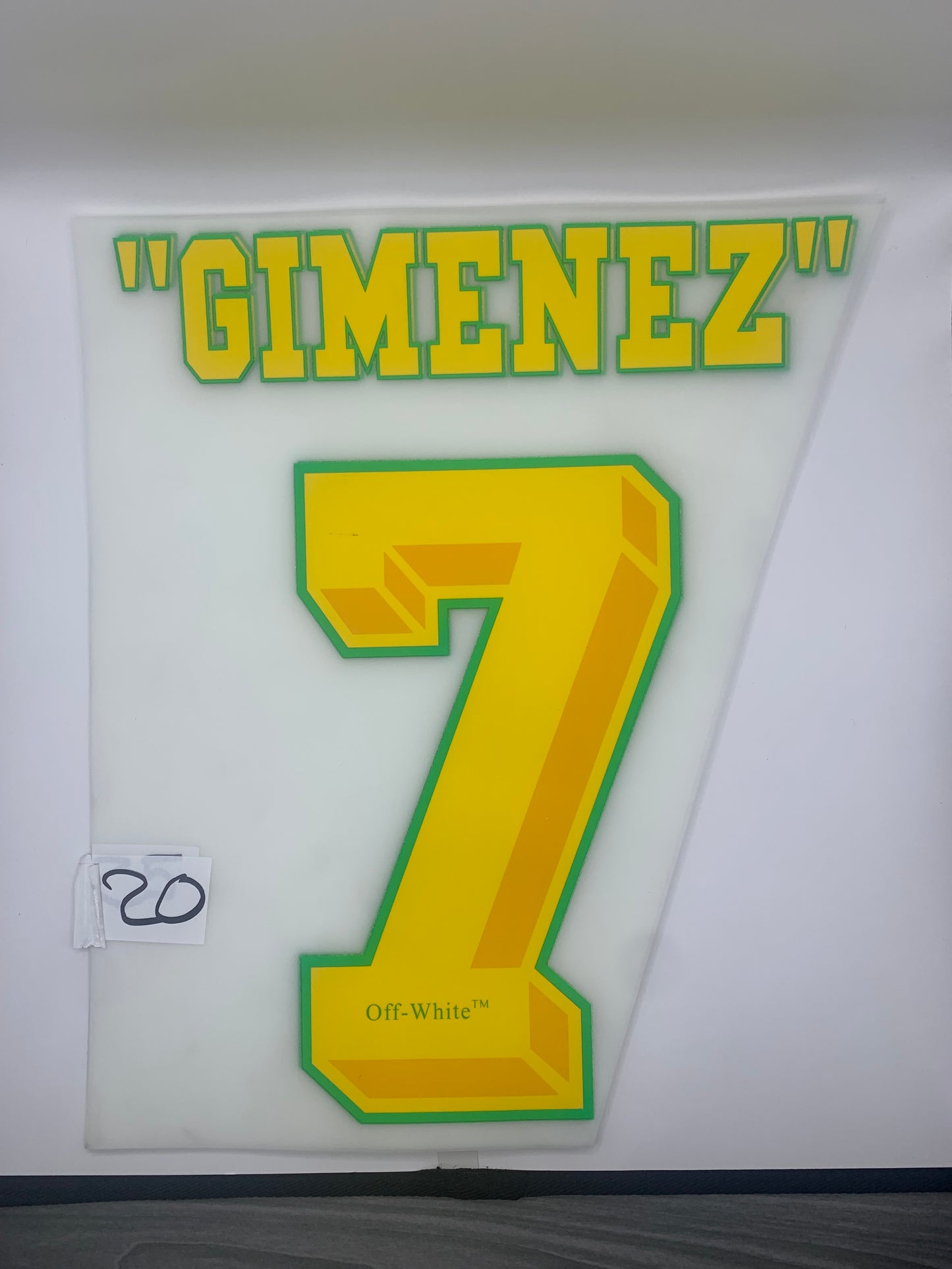 "Gimenez" 7 (Official AC Milan x Off-White 24/25 Fourth 2Kit)