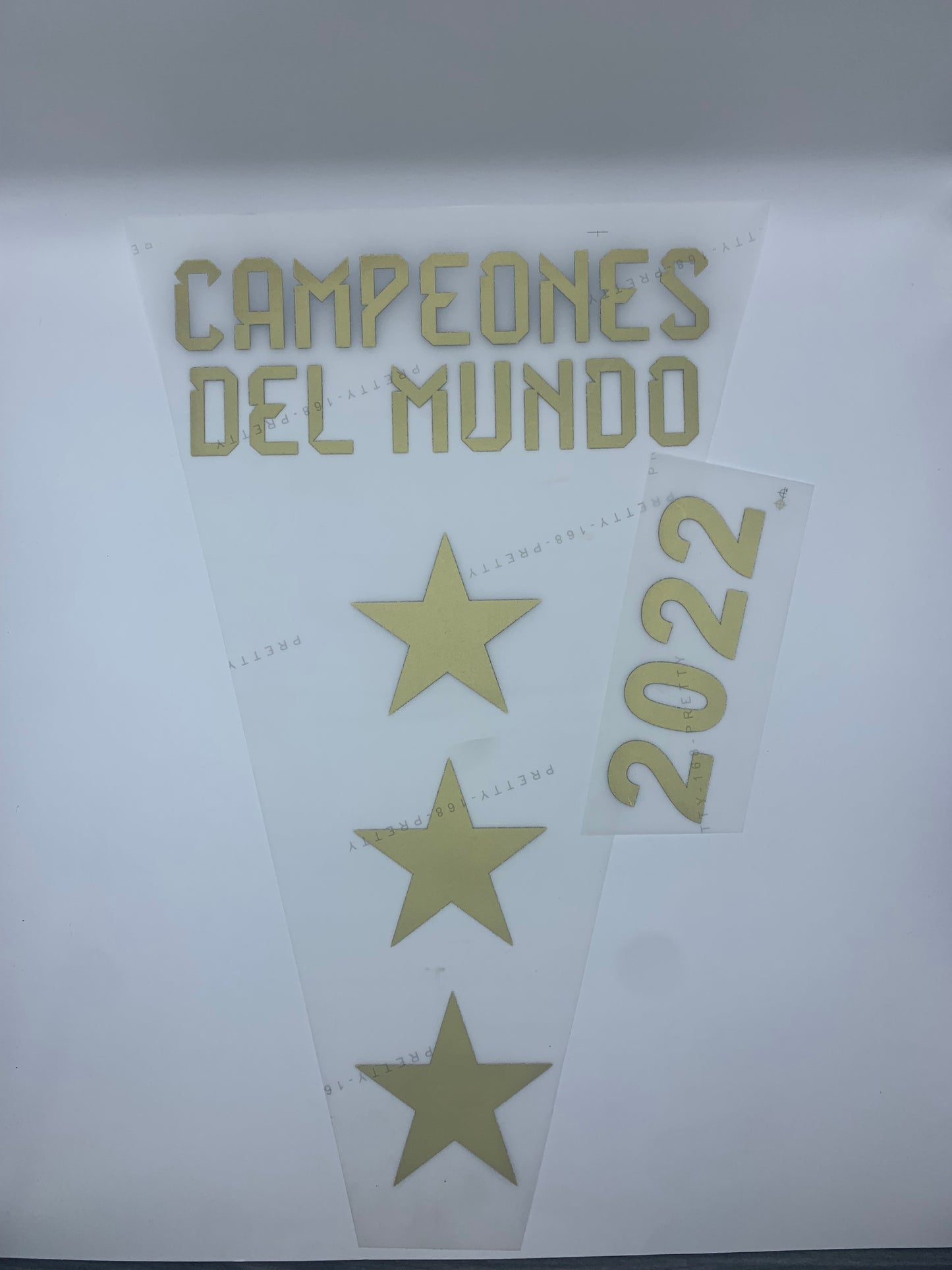 Campeones Del Mundo 3 Star (Official Printing) - 22-23 Argentina Home