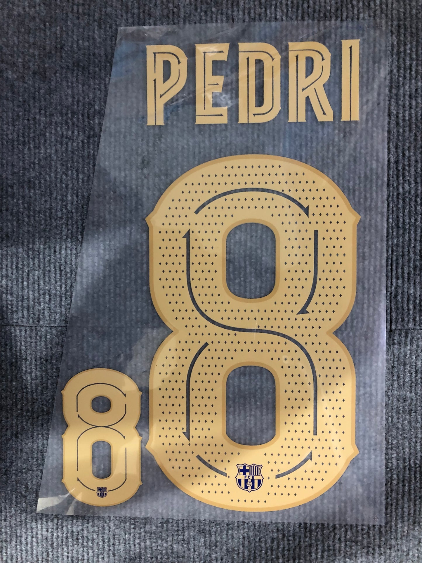 Pedri 8 Barcelona Local (Official Printing) - 22-23