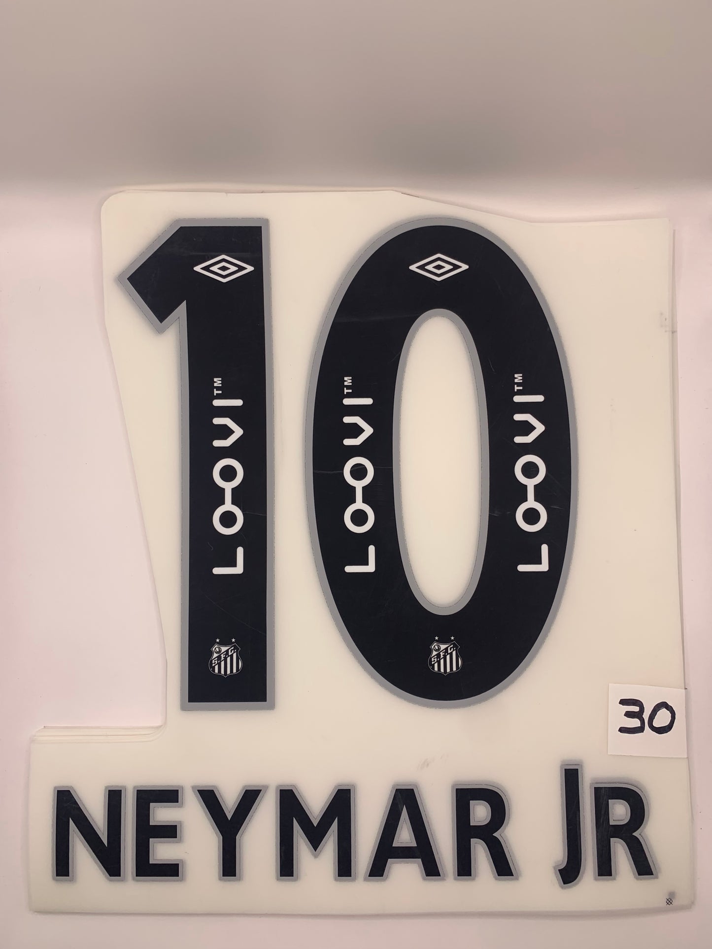 Neymar Jr 10 (Official Printing) - 24-25 Santos FC Home