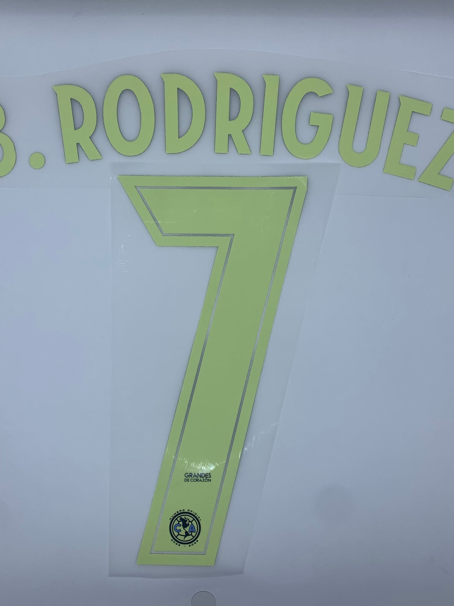 B. Rodriguez 7 (Liga MX) - 25-26 Club America Away