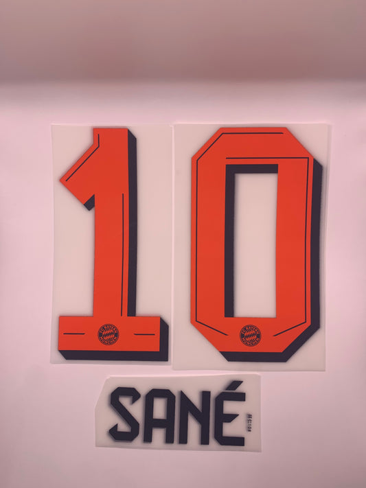 Sane 10 (Official Printing) - 25-26 Bayern Munich Away