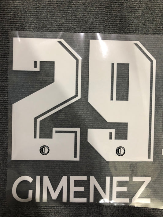 Gimenez Feyenoord Visita (Official Printing) - 23-24