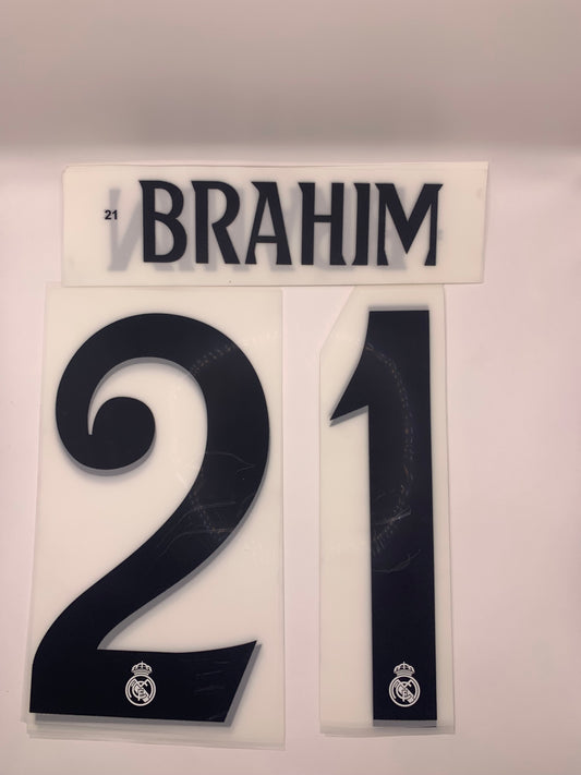 Brahim Real Madrid Local (Official Printing) - 24-25