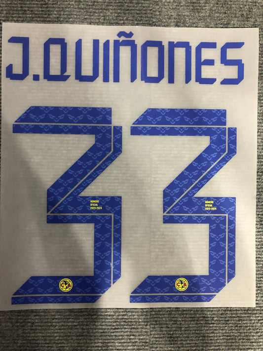 Quiñones 33 America Local (Official Printing) - 23-24
