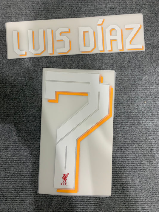 Luis Diaz Liverpool Local UCL (Official Printing) - 24-25