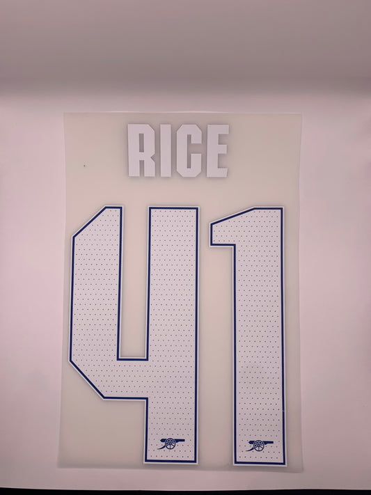Rice 41 Arsenal Local UCL (Official Printing) - 25-26