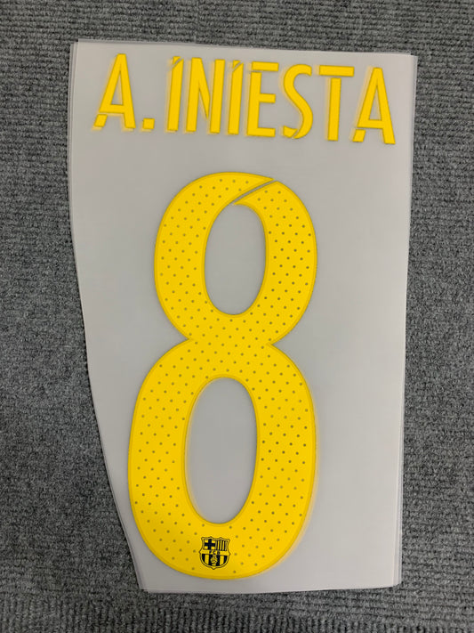 Iniesta Barcelona Local (Official Printing) - 16