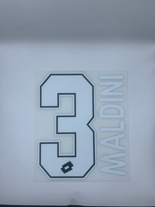 Maldini AC Milan Home (Official Printing) - 97-98