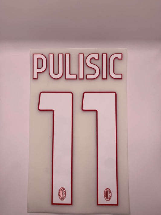 Pulisic 11 (Official Printing) - 25-26 AC Milan Home