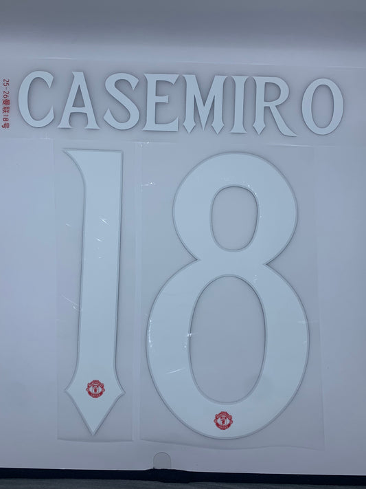 Casemiro 18 (Cup Style Printing) - 25-26 Manchester United Home