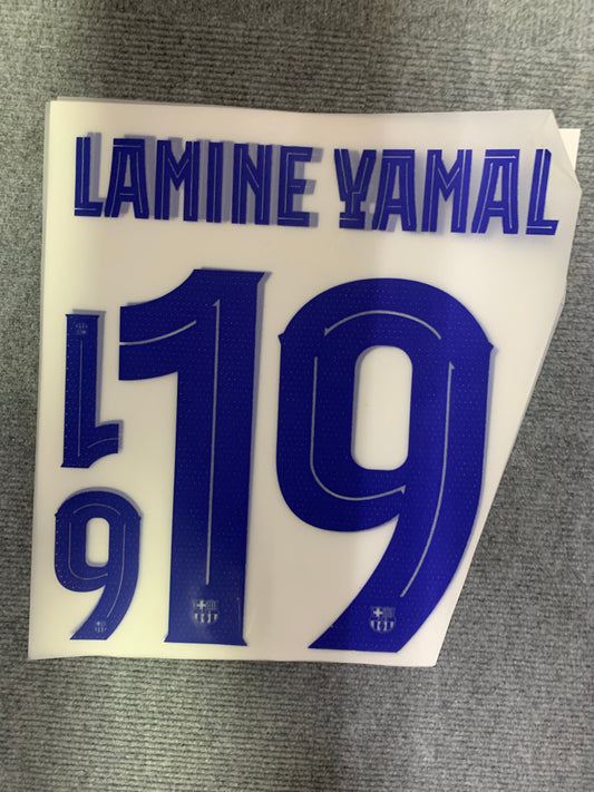 Lamine Yamal Barcelona Alternativa UCL (Official Printing) - 24-25