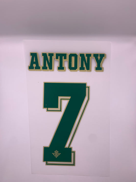Antony 7 Real Betis Local  (Official Printing) - 25-26 (Copia)
