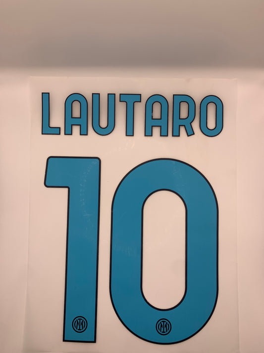 Lautaro 10 (Official Printing) - 25-26 Inter Milan Home