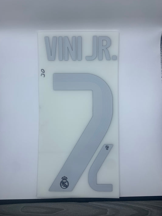 Vini Jr. 7 (Cup Style Printing) - 25-26 Real Madrid Away
