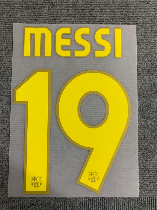 Messi 19 Barcelona Local (Official Printing) - 07-08