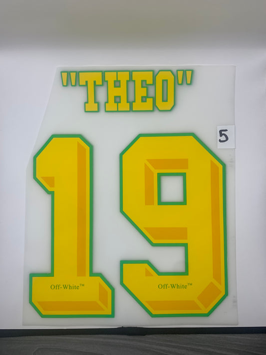 "Theo" 19 (Official AC Milan x Off-White 24/25 Fourth 2Kit)