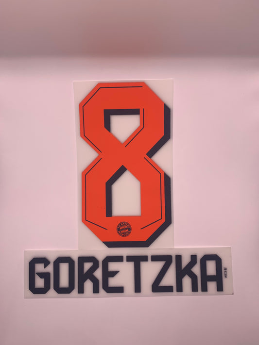 Goretzka 8 (Official Printing) - 25-26 Bayern Munich Home