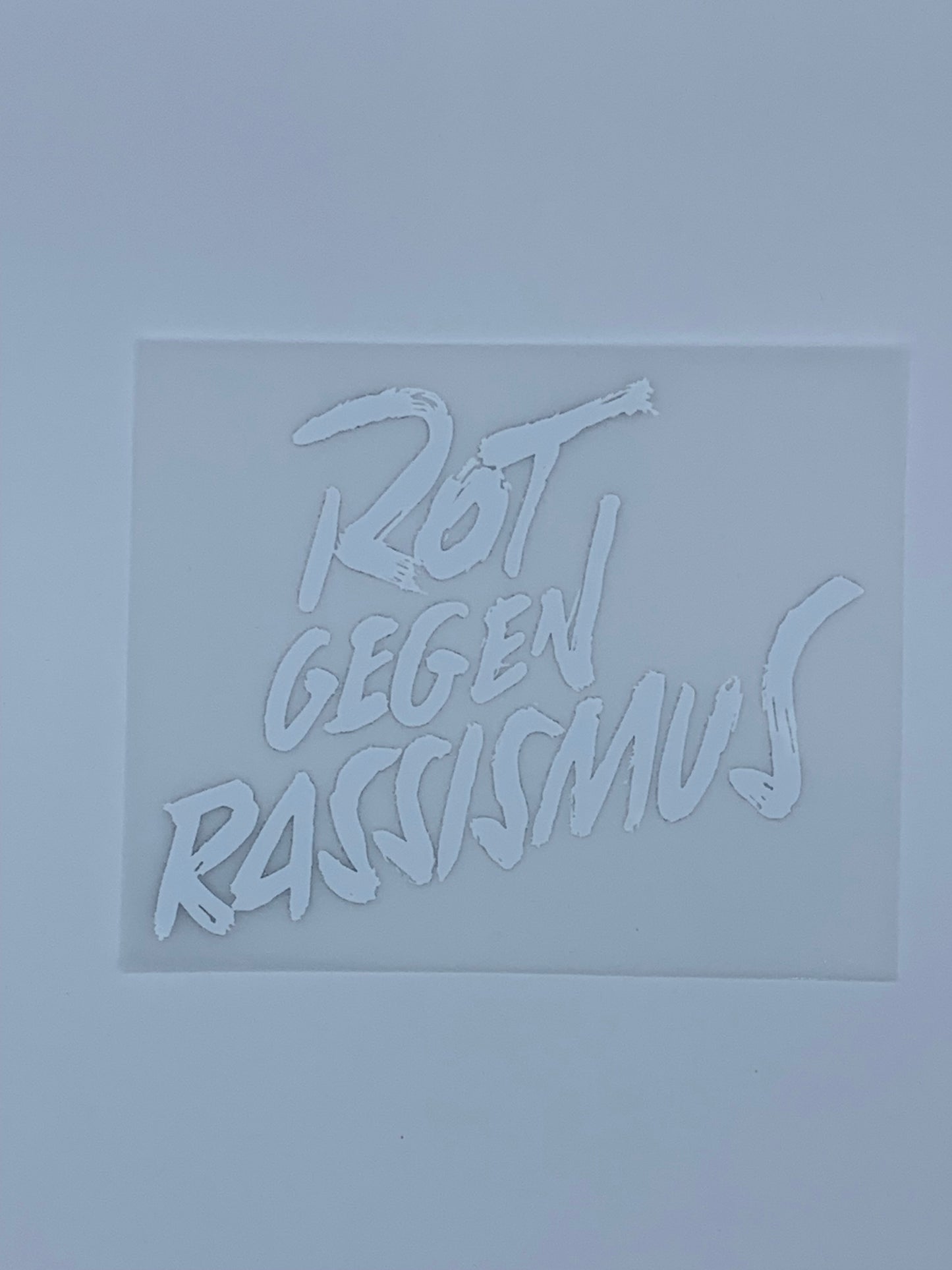 Patch Rot Regen Rassismus Blanco