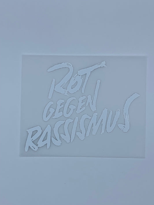 Patch Rot Regen Rassismus Blanco