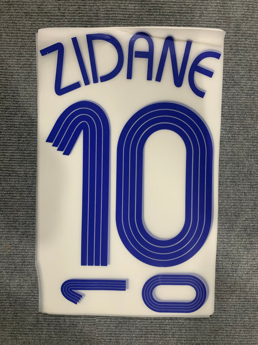 Zidane 10 - World Cup Francia 2006 Home Retro Printing