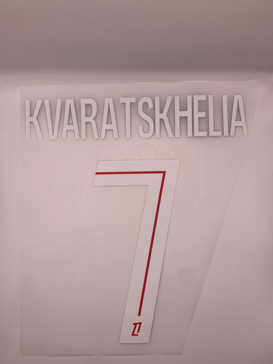 Kvaratskhelia 7 (Ligue 1 Printing) - 25-26 PSG Home