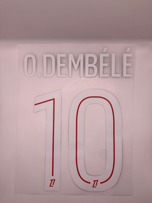 Dembele 10 (Ligue 1 Printing) - 25-26 PSG Home
