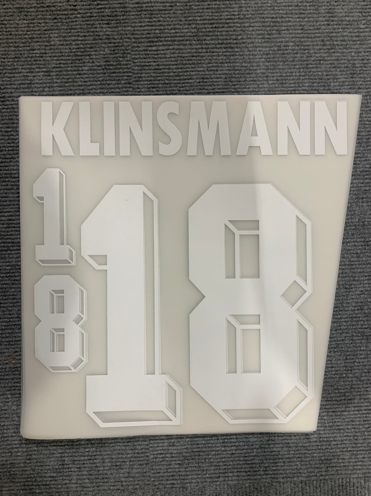 Klinsmann 18 - 1992 Alemania Away Authentic  Printing