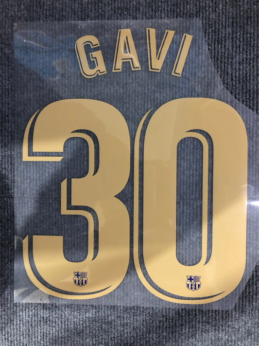 Gavi 30 Barcelona Local (Official Printing) - 22-23