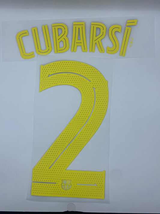 Cubarsí 2 (Cup Style Printing) - 25-26 Barcelona Home