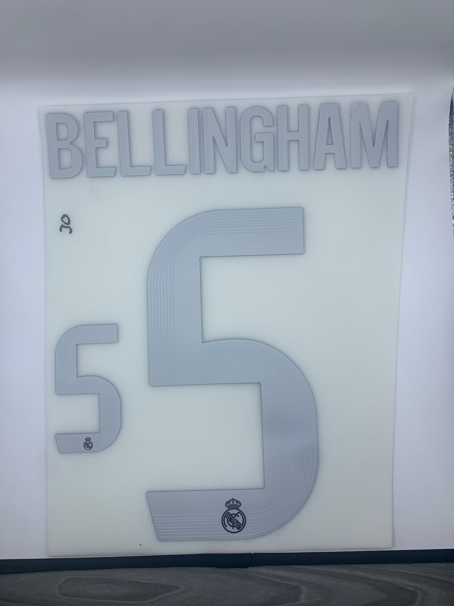 Bellingham 5 (Cup Style Printing) - 25-26 Real Madrid Away