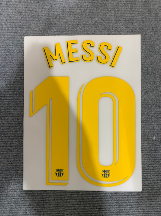 Messi 10 Barcelona Local  UCL (Official Printing)- 18