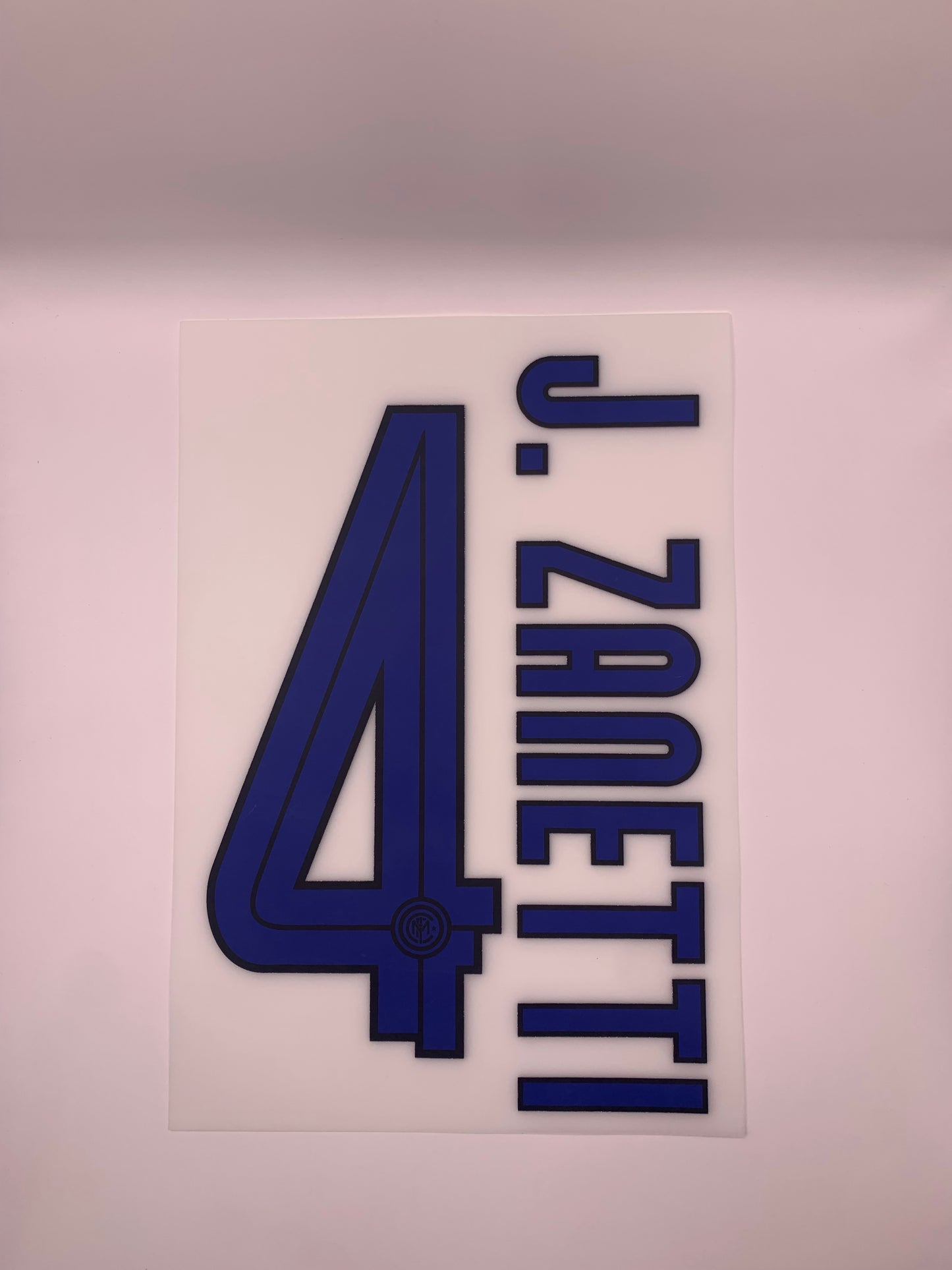 Zanetti 4 (Official Printing) - 07-08 Inter Milan Away