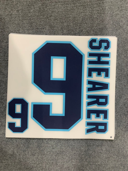 Shearer 9 (Retro Flex Printing) - 1996 Inglaterra Home