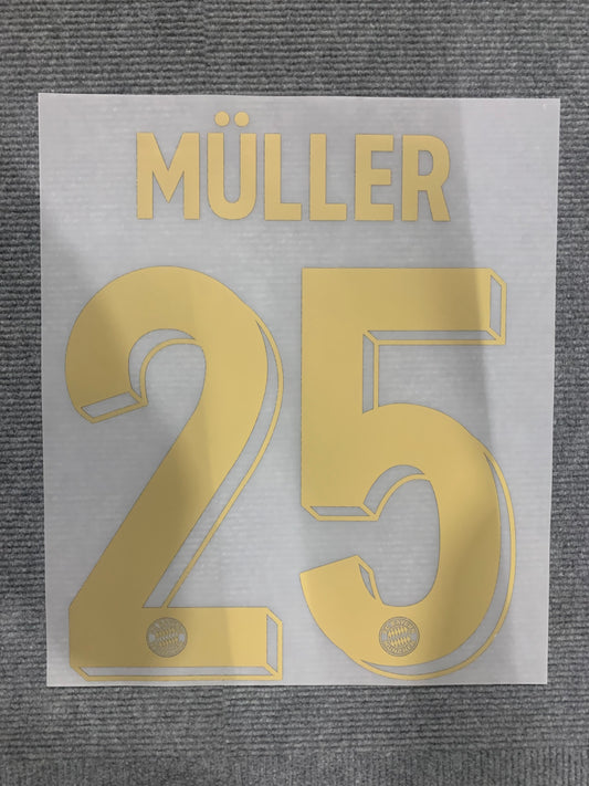 Müller 25 (Official Printing) - 24-25 Bayern Munich 25 Aniversary