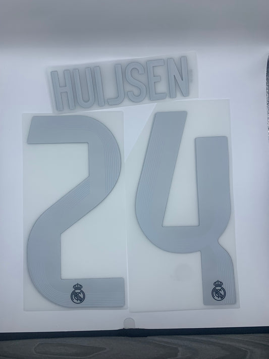 Huijsen 24 (Cup Style Printing) - 25-26 Real Madrid Away