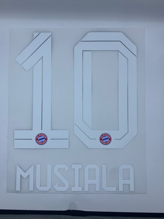 Musiala 10 (Official Printing) - 25-26 Bayern Munich Home