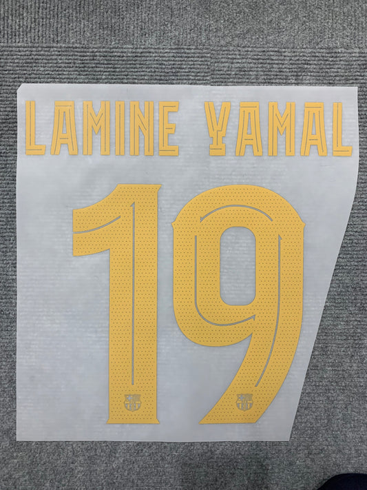 Lamine Yamal Barcelona Local UCL (Official Printing) - 24-25