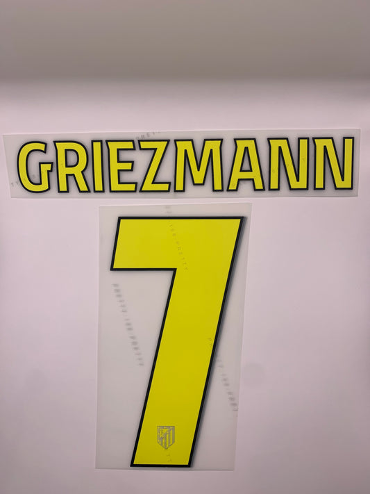 Griezmann 7 (Official Cup Printing) - 25-26 Atletico Madrid Away