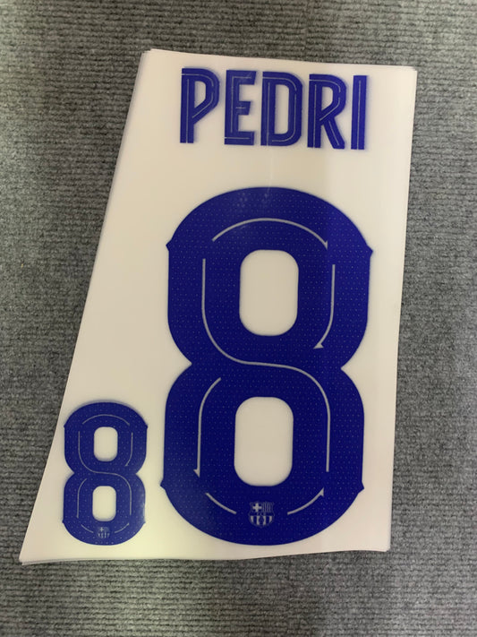 Pedri Barcelona Alternativa UCL (Official Printing) - 24-25