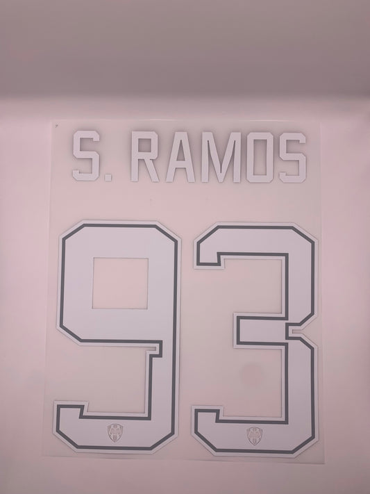 Sergio Ramos 93 Monterrey Local (Official Printing) - 25-26